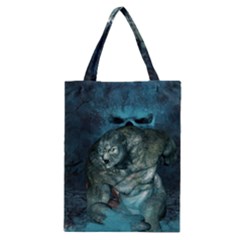 Aweome Troll With Skulls In The Night Classic Tote Bag