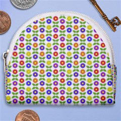 Flowers Colors Colorful Flowering Horseshoe Style Canvas Pouch by Pakrebo
