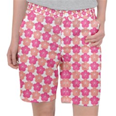 Sakura Flower Pattern Pocket Shorts by Pakrebo