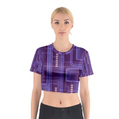 Background Non Seamless Pattern Cotton Crop Top by Pakrebo