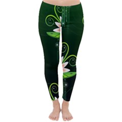 Background Non Seamless Pattern Classic Winter Leggings by Pakrebo