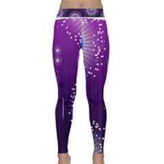 Non Seamless Pattern Background Classic Yoga Leggings by Pakrebo