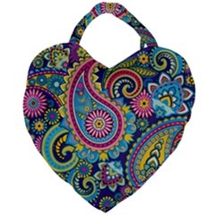 Ornament Giant Heart Shaped Tote by Sobalvarro