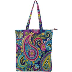 Ornament Double Zip Up Tote Bag by Sobalvarro