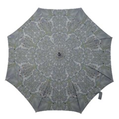 Silky Flowers From The Bohemian Paradise  In Time Hook Handle Umbrellas (large) by pepitasart