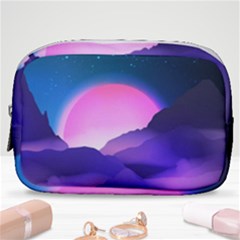 Mountain Sunrise Mountains Sunrise Make Up Pouch (small) by Simbadda