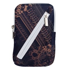 Fractals Abstraction Tla Designs Belt Pouch Bag (large) by Simbadda