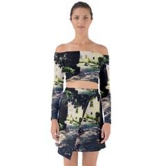 Hot Day In Dallas 1 Off Shoulder Top With Skirt Set by bestdesignintheworld
