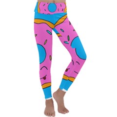 Donut Doughnut Dessert Clip Art Kids  Lightweight Velour Classic Yoga Leggings by Simbadda