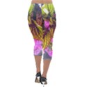 Coleus & Petunia Lightweight Velour Capri Leggings  View2