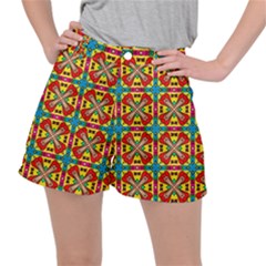 Seamless Pattern Tile Tileable Ripstop Shorts by Simbadda