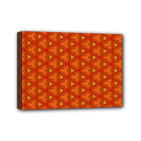 Pattern Fall Colors Seamless Bright Mini Canvas 7  X 5  (stretched) by Simbadda