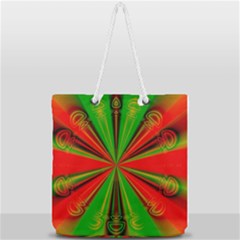 Abstract Art Fractal Modern Art Full Print Rope Handle Tote (large) by Wegoenart