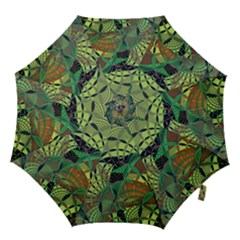 Design Background Concept Fractal Hook Handle Umbrellas (large)