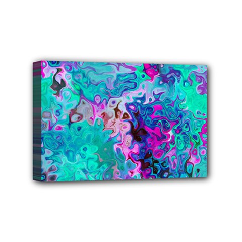 Background Texture Pattern Mini Canvas 6  X 4  (stretched) by Vaneshart