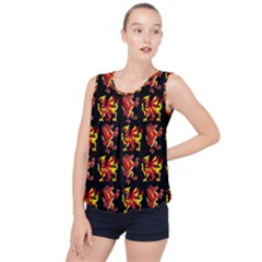 Dragon 4 Bubble Hem Chiffon Tank Top by ArtworkByPatrick