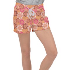 Abstract Seamless Pattern Graphic Pattern Women s Velour Lounge Shorts by Vaneshart