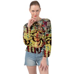Little Bird 1 1 Banded Bottom Chiffon Top by bestdesignintheworld