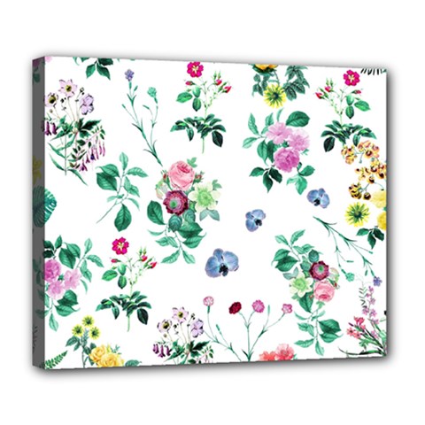 Leaves Deluxe Canvas 24  X 20  (stretched) by Sobalvarro