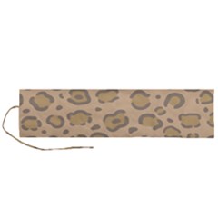 Leopard Print Roll Up Canvas Pencil Holder (l) by Sobalvarro