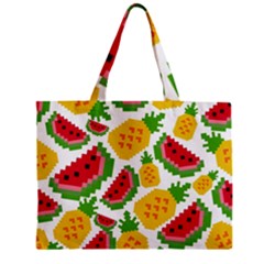 Watermelon Pattern Se Fruit Summer Zipper Mini Tote Bag by Vaneshart