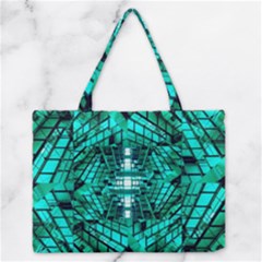 Texture Building Structure Pattern Zipper Medium Tote Bag by Vaneshart