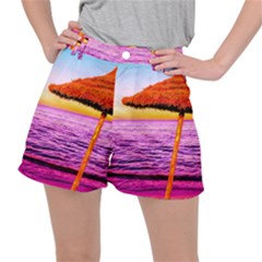 Pop Art Beach Umbrella  Ripstop Shorts by essentialimage