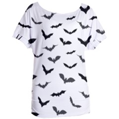 Bats Pattern Women s Oversized Tee by Sobalvarro