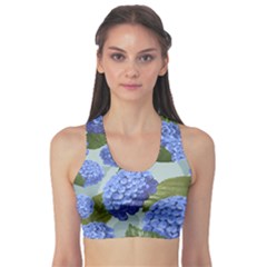 Hydrangea  Sports Bra by Sobalvarro