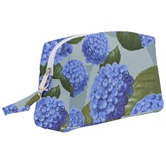 Hydrangea  Wristlet Pouch Bag (large) by Sobalvarro