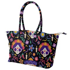 Dia De Los Muertos Canvas Shoulder Bag by Sobalvarro