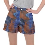 Grunge Colorful Abstract Texture Print Ripstop Shorts