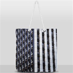 Architecture Building Pattern Full Print Rope Handle Tote (large)