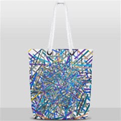 Netzauge Funny Full Print Rope Handle Tote (small) by zappwaits