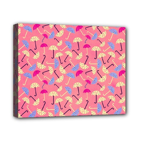 Abstract Seamlesspattern Graphic Lines Vintage Background Grunge Diamond Umbrella Canvas 10  X 8  (stretched) by Vaneshart