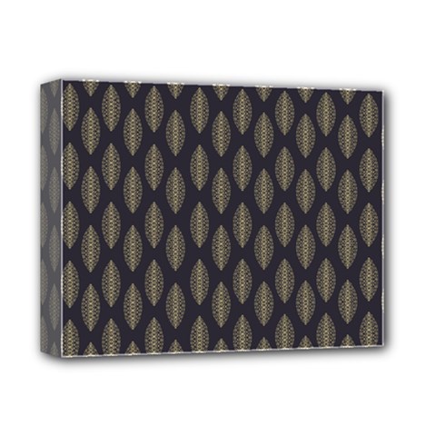 Abstract Seamlesspattern Graphic Lines Vintage Background Grunge Diamond Square Deluxe Canvas 14  X 11  (stretched) by Vaneshart