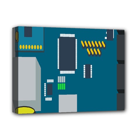 Amphisbaena Two Platform Dtn Node Vector File Deluxe Canvas 16  X 12  (stretched)  by Sapixe
