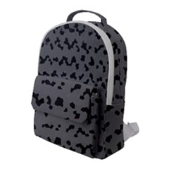 Mosaique Noir/gris Flap Pocket Backpack (large) by kcreatif