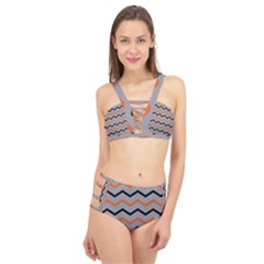 Basketball Thin Chevron Cage Up Bikini Set by mccallacoulturesports
