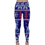 Knitted Christmas Pattern Classic Yoga Leggings