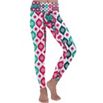 Flat Design Christmas Pattern Collection Kids  Lightweight Velour Classic Yoga Leggings