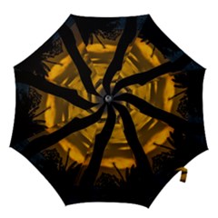 Silhouette Sunset Landscape Scene, Montevideo   Uruguay Hook Handle Umbrellas (large) by dflcprints