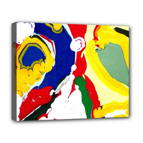 Africa As It Is 1 2 Deluxe Canvas 20  X 16  (stretched) by bestdesignintheworld
