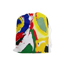 Africa As It Is 1 2 Drawstring Pouch (large) by bestdesignintheworld