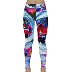 Red Airplane 1 1 Classic Yoga Leggings by bestdesignintheworld