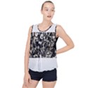 Marble Texture Bubble Hem Chiffon Tank Top View1