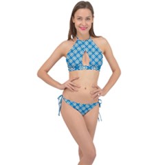 Carriacou Cross Front Halter Bikini Set by deformigo