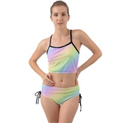 Pastel Goth Rainbow  Mini Tank Bikini Set