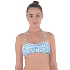 Abstract Halter Bandeau Bikini Top by homeOFstyles