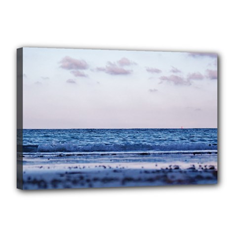 Pink Ocean Hues Canvas 18  X 12  (stretched) by TheLazyPineapple